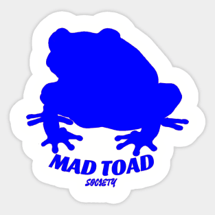 Mad Toad Society - Toad Vibes Blue Sticker